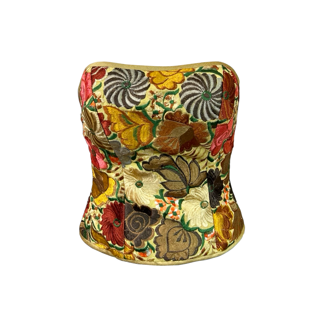 Corset bordado