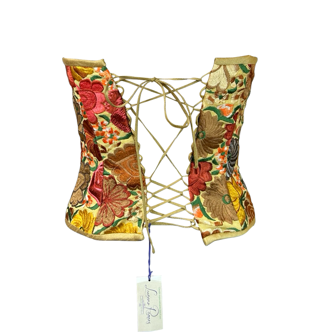 Corset bordado