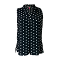 Blusa negra con puntos