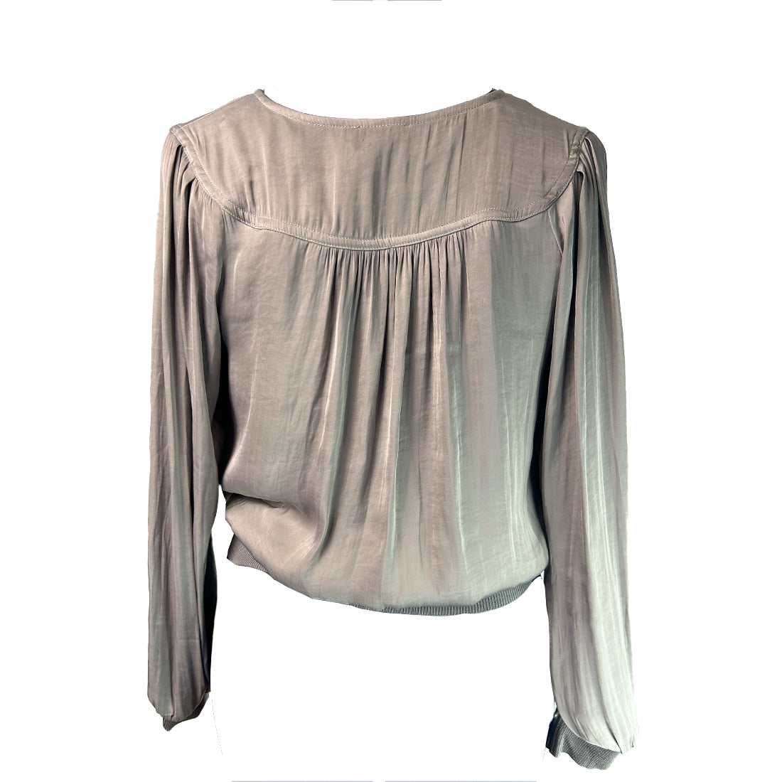 Blusa satinada